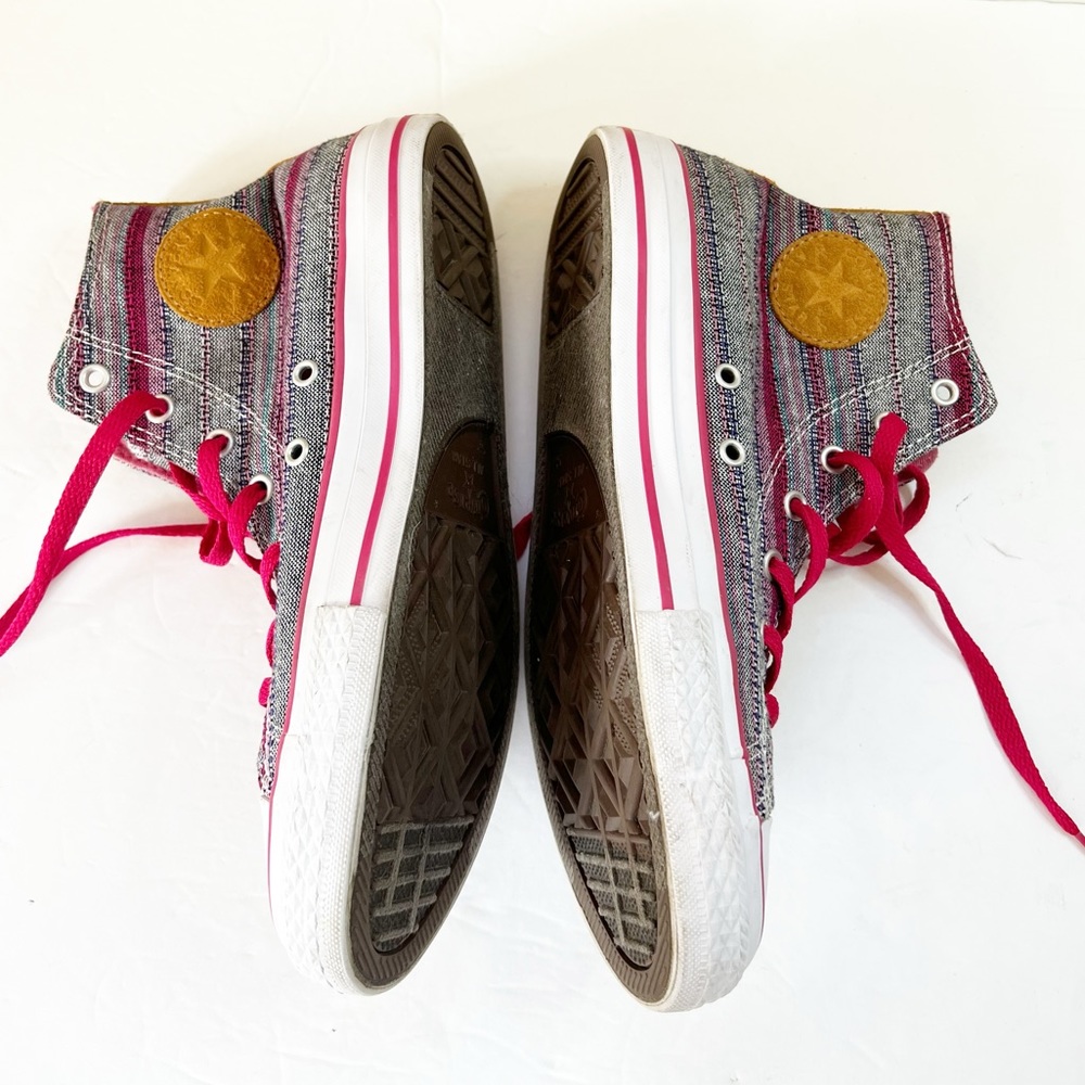 CONVERSE "CHUCK TAYLOR" CT HI in colors BERRY PINK JUNIOR 5.5